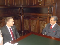 21 November 2012 National Assembly Speaker Stefanovic and the Head of UNMIK in Kosovo-Metohija